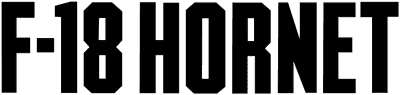 F-18 Hornet logo for Commodore 64
